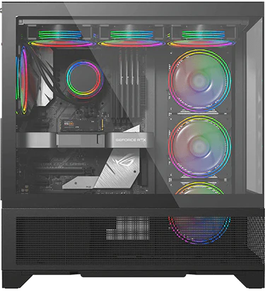 Twisted Minds Phantek-07 Mid Tower Gaming Case - Black Twisted Minds Phantek-07 Mid Tower Gaming Case - Black